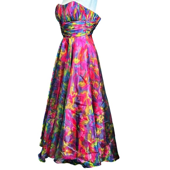 Jonathan Kayne Color Splash Dress 2 Colorful 
Coquette Girl Whimsical Jeweled - Picture 4 of 14